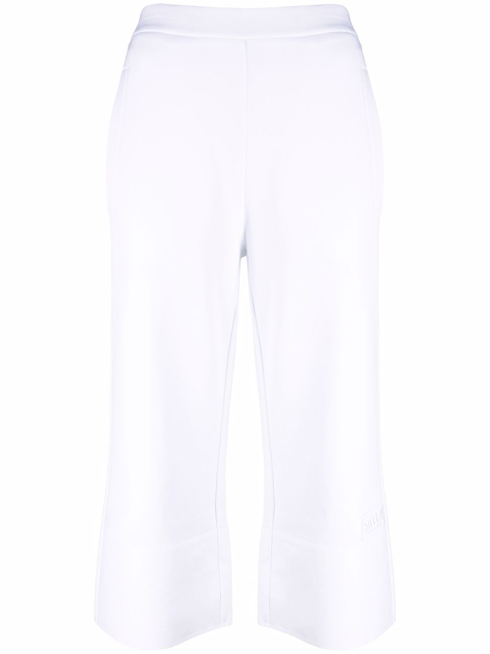 cropped kick-flare trousers