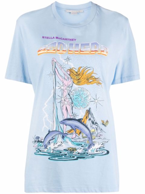 Stella McCartney Eco Hero Print T-shirt - Farfetch