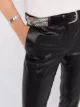 Ermanno Scervino straight-leg leather-look trousers