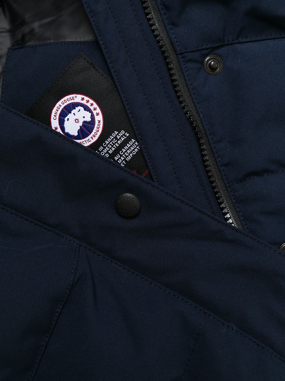 Canada Goose Blue Logo Patch Padded Gilet Women