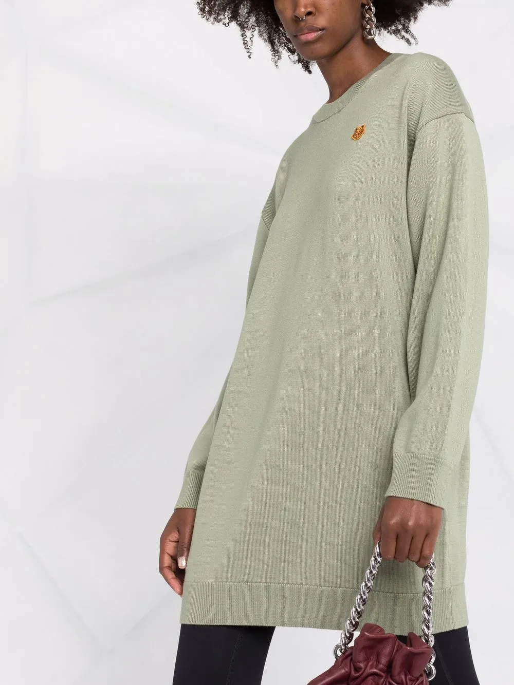 Kenzo Tiger-patch Jumper In Grün