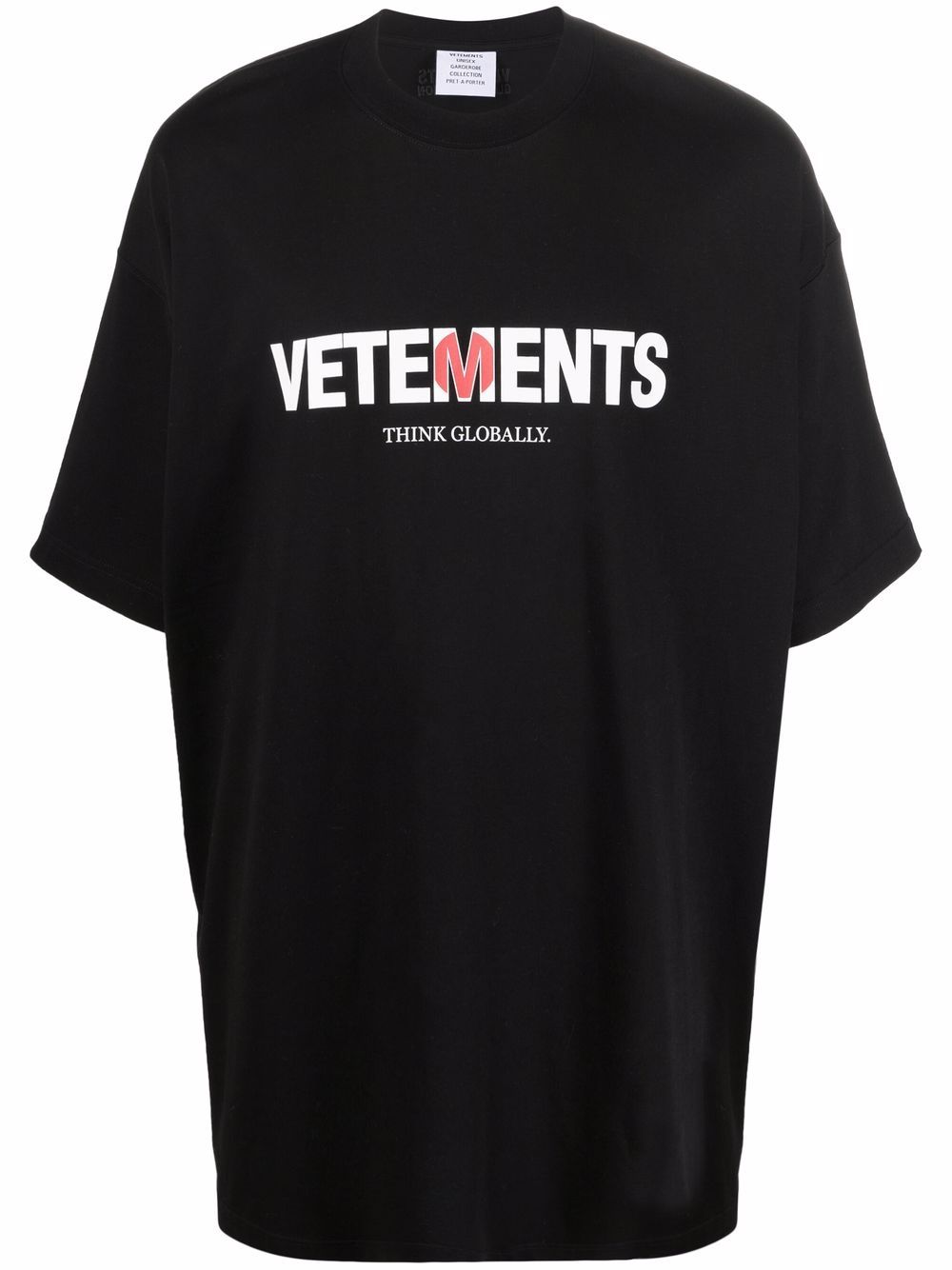 фото Vetements футболка с логотипом