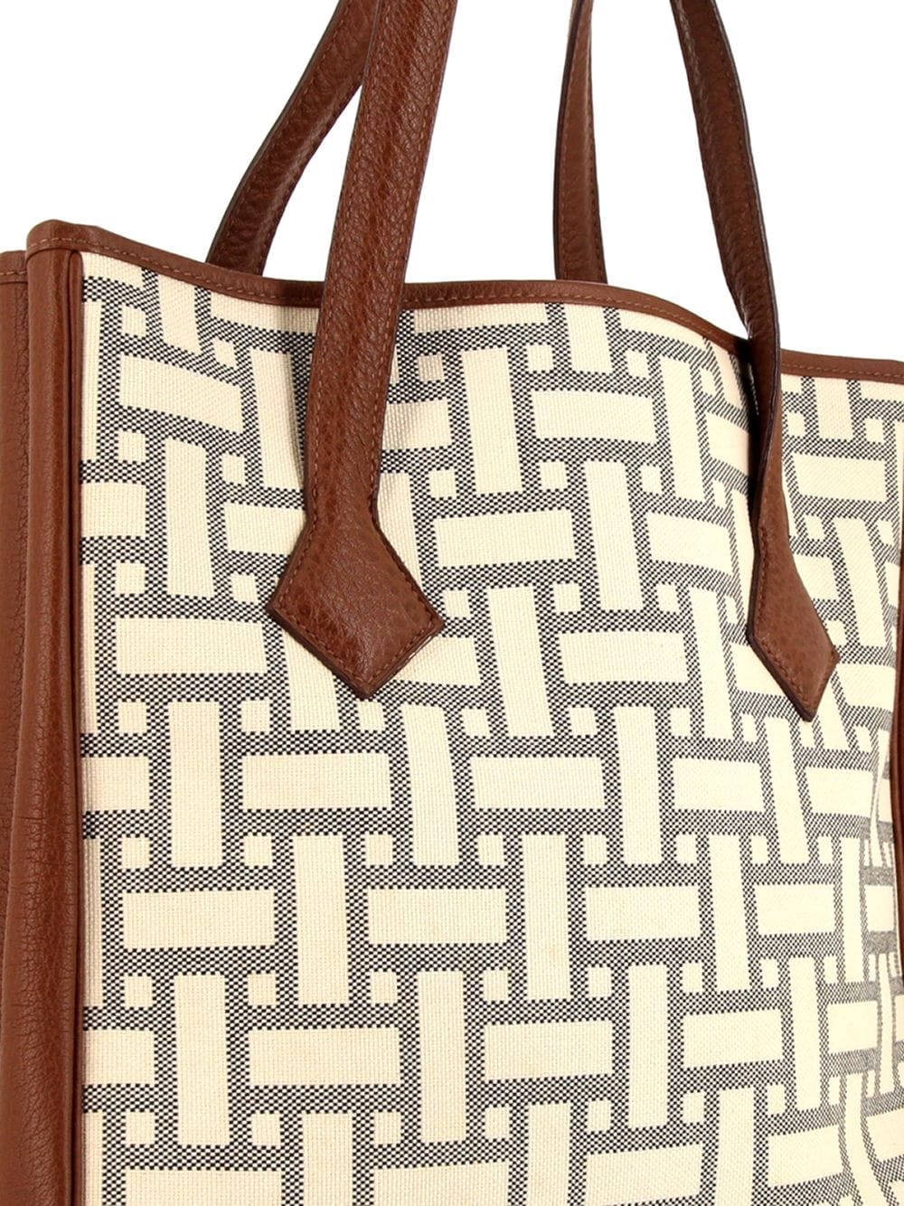 Pre-owned Hermes  Victoria Tote Bag In Brown