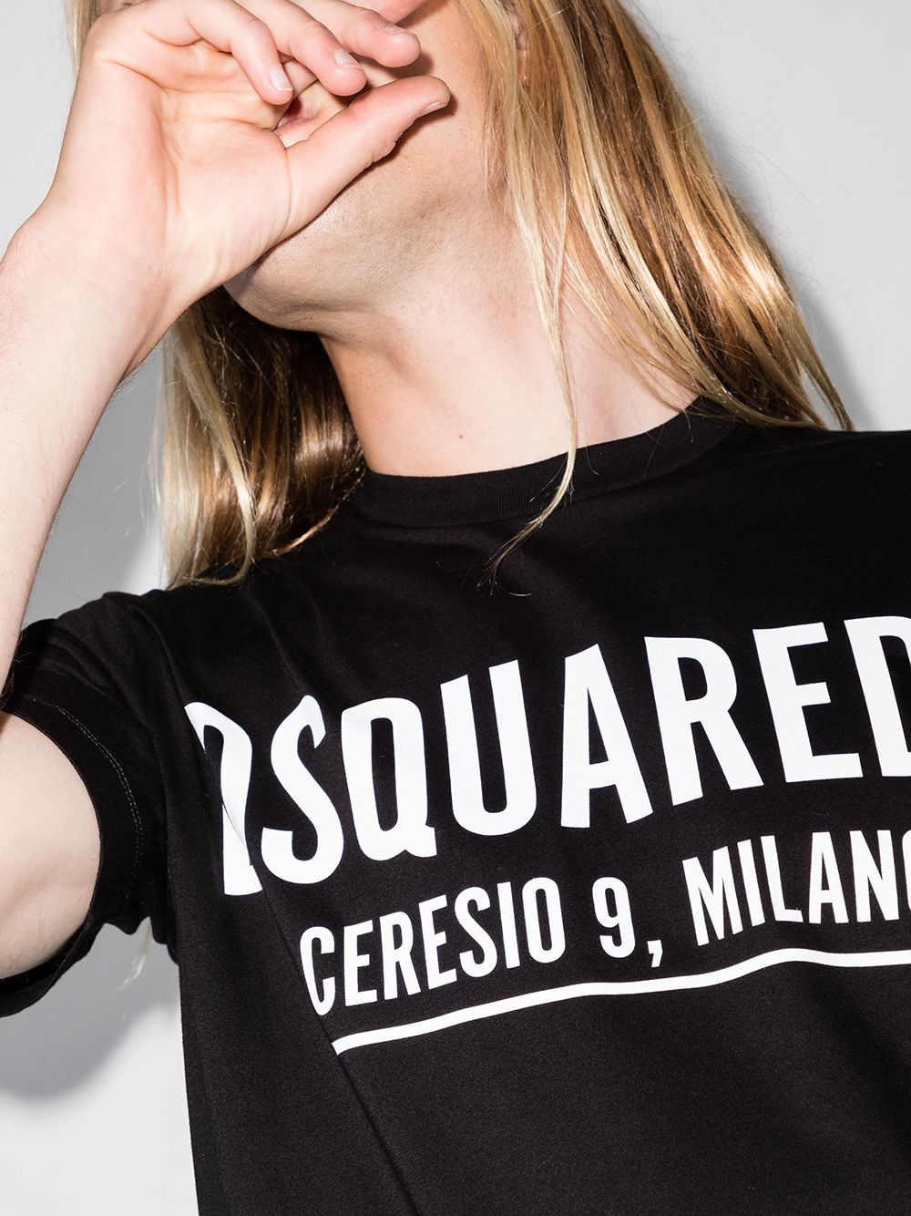 Shop Dsquared2 Ceresio9 Cool Logo-print T-shirt In Black