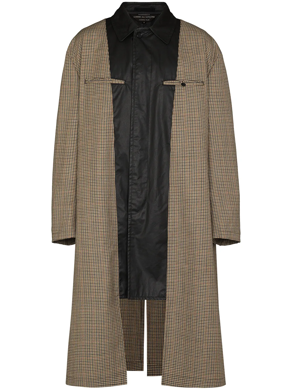 Comme Des Garçons Homme Plus двустороннее пальто в клетку