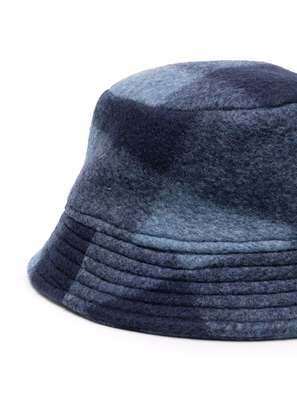 Shop Isabel Marant Tartan-check Bucket Hat In Blau