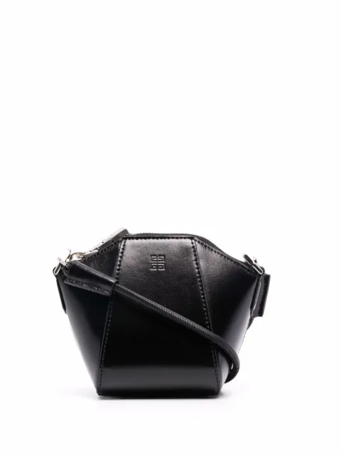 Givenchy debossed-logo panelled leather shoulder bag
