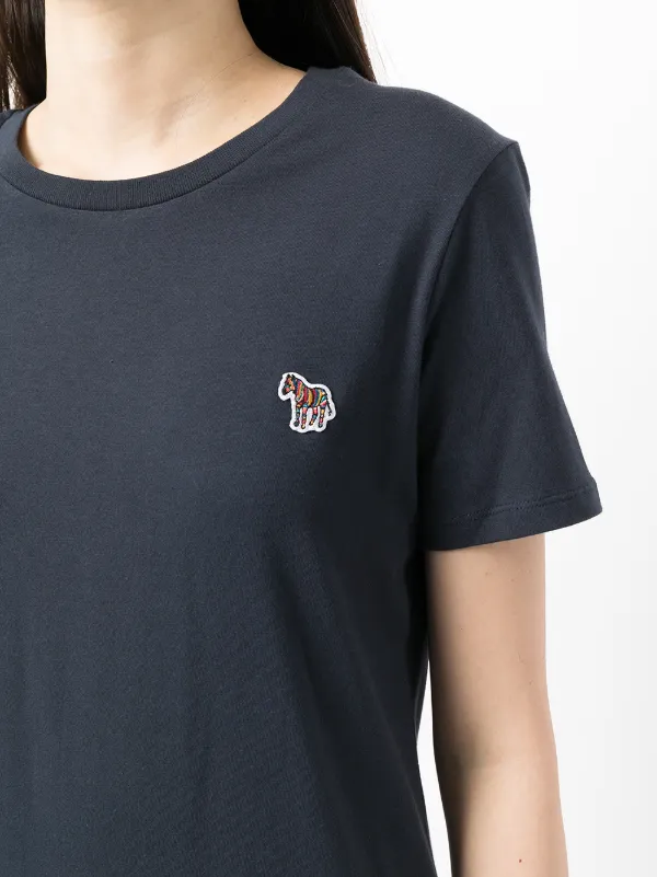 PAUL SMITH◇ゼブラモチーフロゴTシャツ ブラック Paul Smith】Tシャツ PAUL SMITH◇ゼブラモチーフロゴTシャツ ブラック Paul Smith】Tシャツ