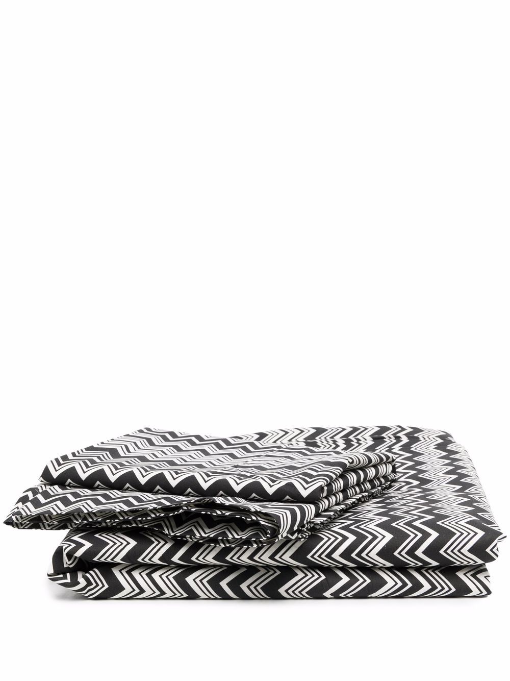 MISSONI ZIGZAG-PRINT DUVET SET