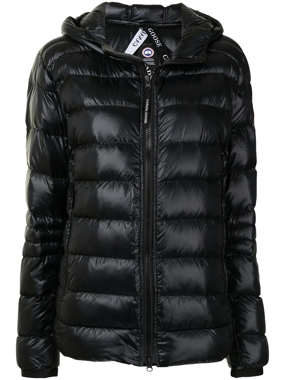 

Canada Goose logo-patch padded jacket - Black