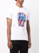 Alexander McQueen painterly skull-print short-sleeve T-shirt