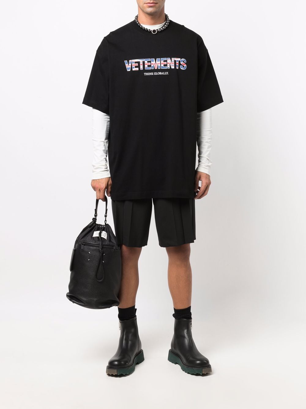 фото Vetements футболка с логотипом