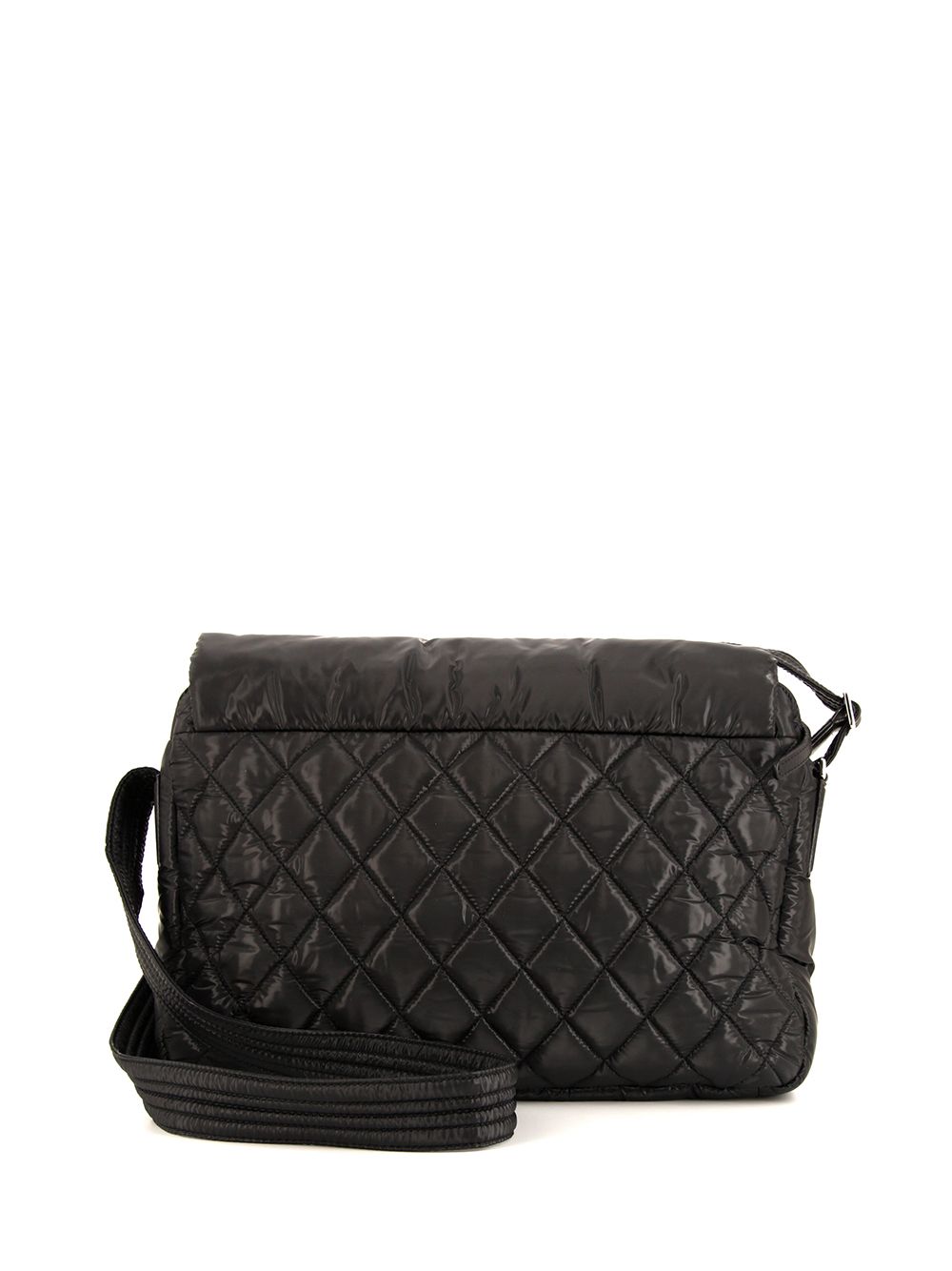 Chanel Black Quilted Nylon Coco Cocoon Small Messenger Bag