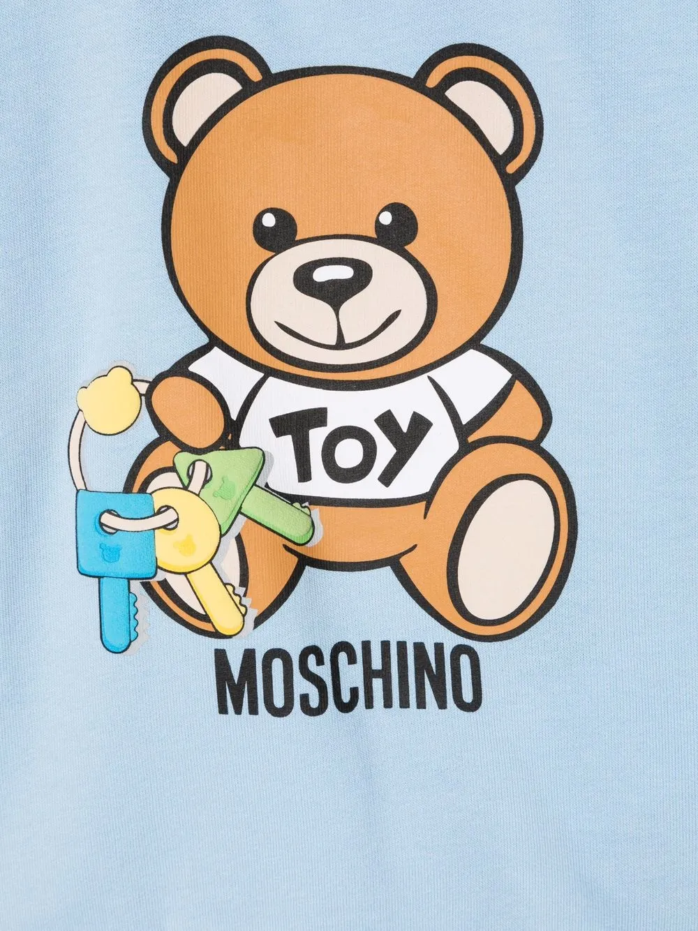 фото Moschino kids толстовка teddy bear с логотипом