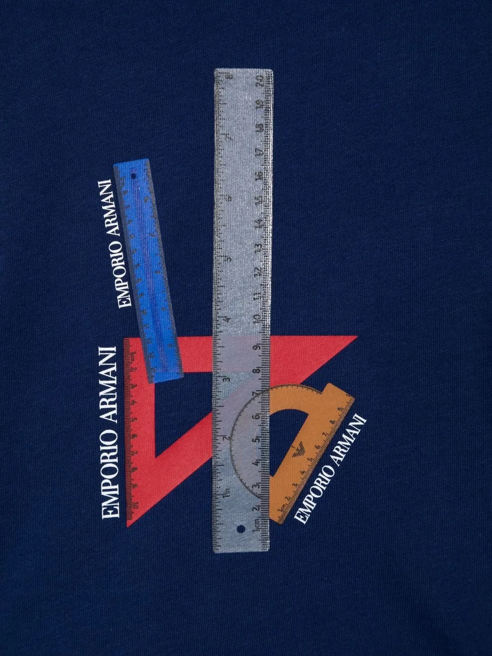 фото Emporio armani kids футболка с логотипом