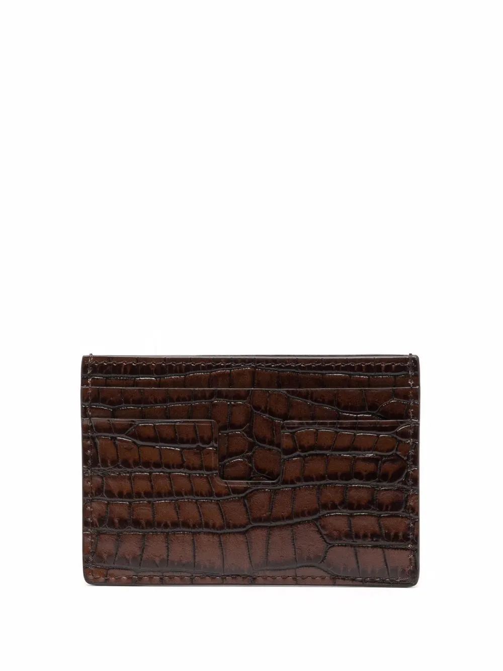 фото Tom ford кошелек с тиснением под крокодила