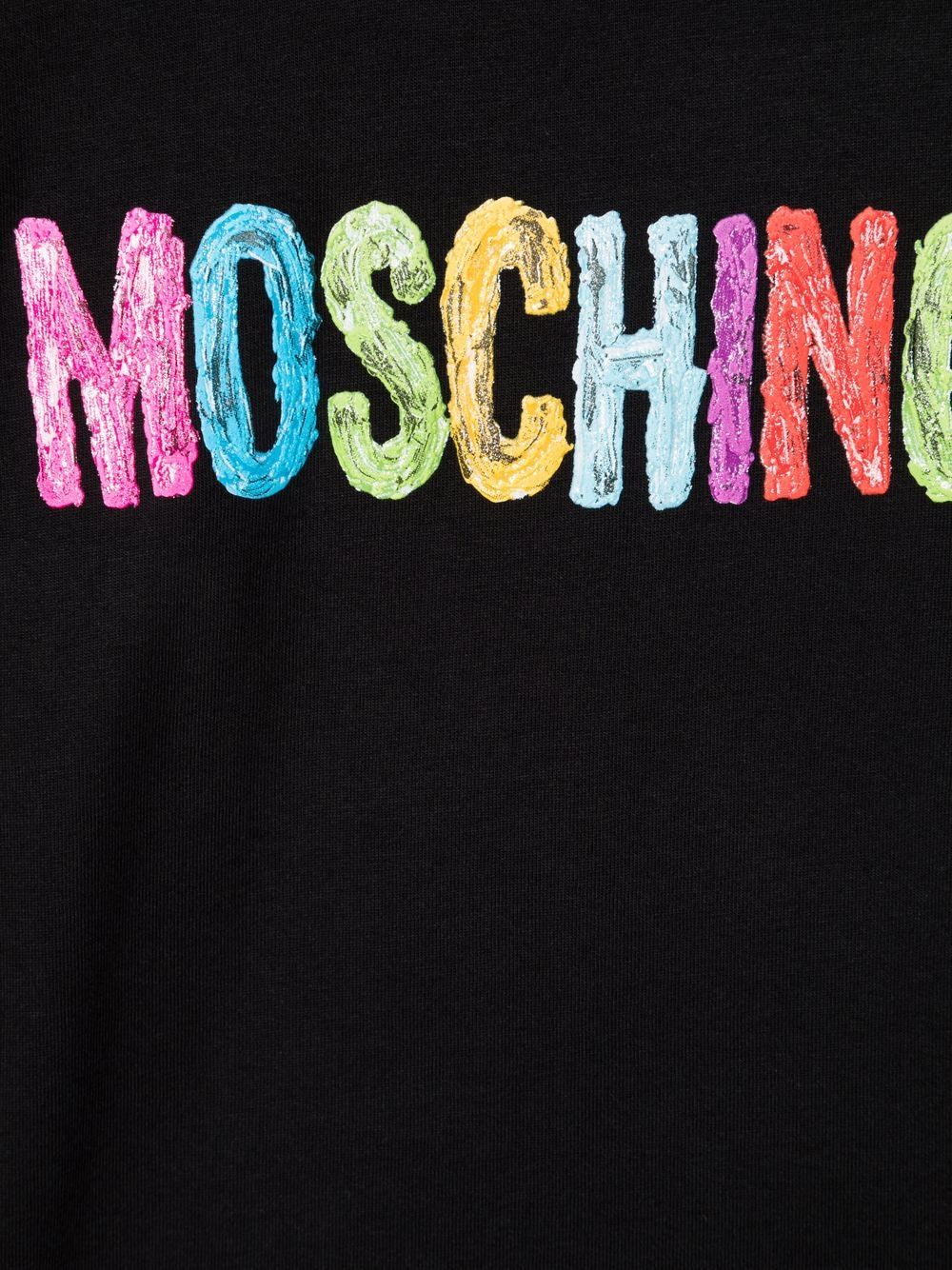 фото Moschino kids футболка с логотипом