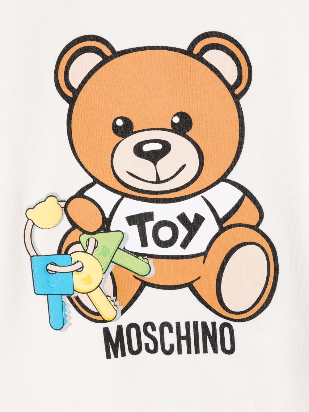 фото Moschino kids толстовка teddy bear с логотипом