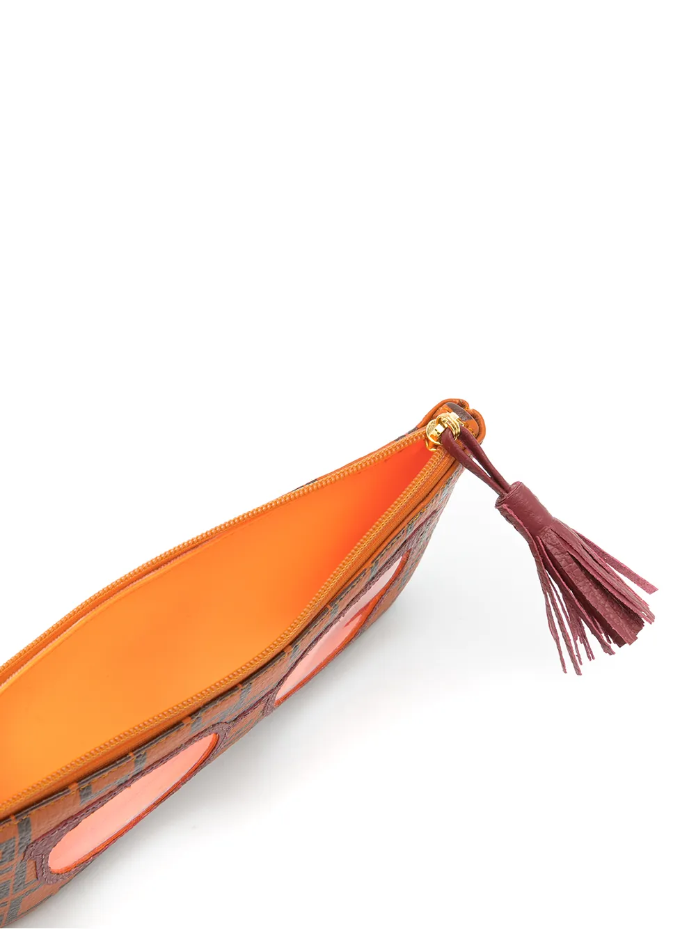  Sarah Chofakian Zip-up Glasses Holder - Orange 