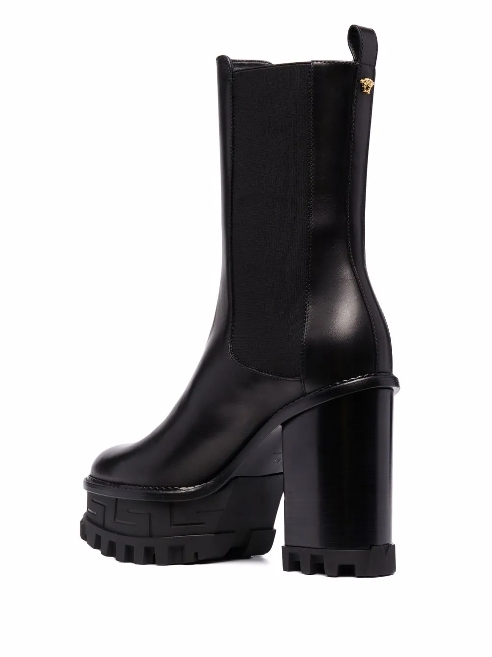 фото Versace ботильоны на блочном каблуке
