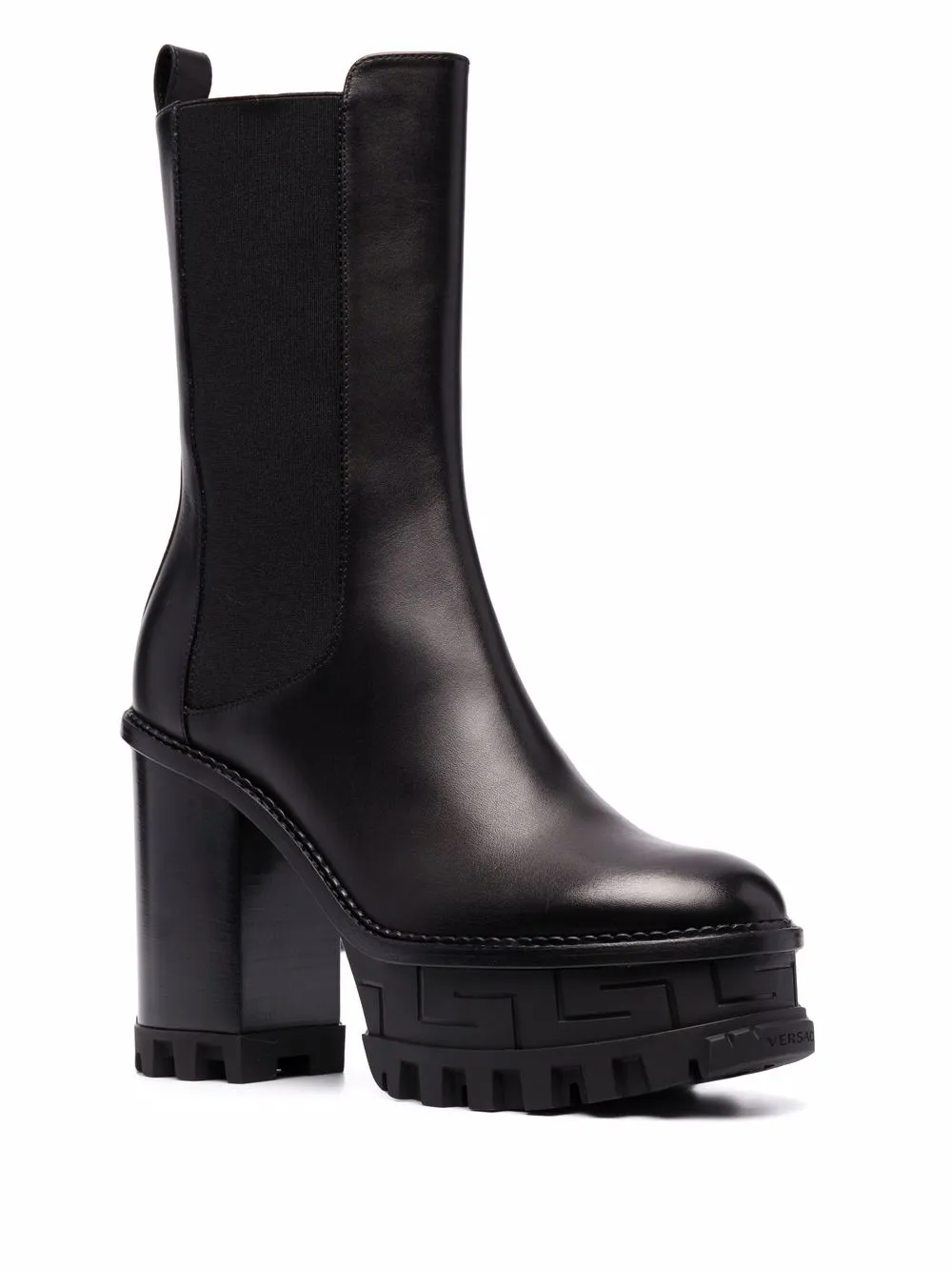 фото Versace ботильоны на блочном каблуке