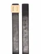 Dolce & Gabbana engraved-logo leather belt