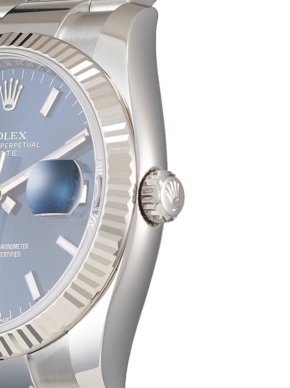 фото Rolex наручные часы oyster perpetual date pre-owned 34 мм 2021-го года