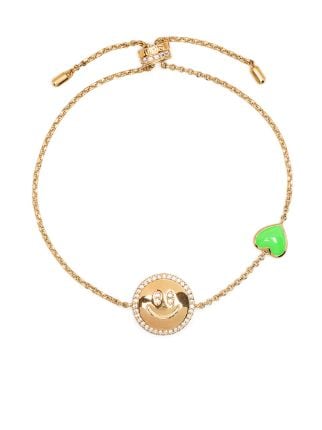 APM Monaco Heart And Happy Face Charm Bracelet - Farfetch