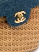 Chanel Pre-Owned 1998 CC woven basket shoulder bag
