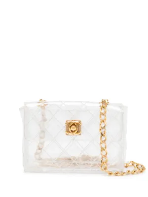 Chanel discount white crossbody