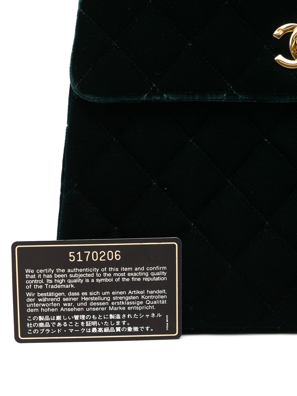 CHANEL 1998 CC diamond-quilted handbag Women