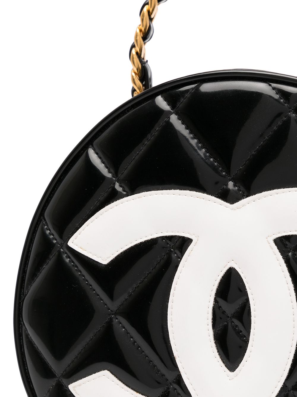 CHANEL Pre-Owned 1995 CC diamond-quilted Vanity Bag - Farfetch
