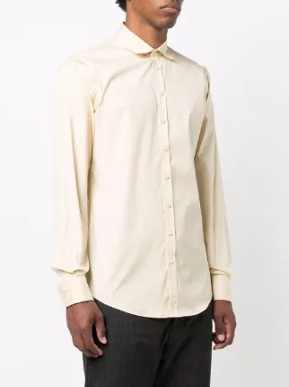 long-sleeve stretch-cotton shirt展示图