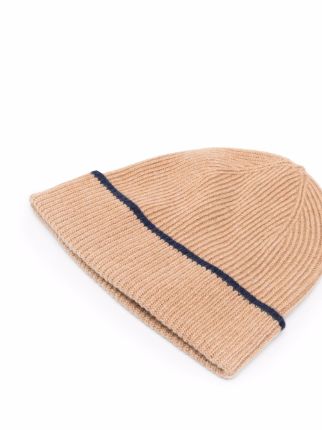 striped cashmere beanie展示图