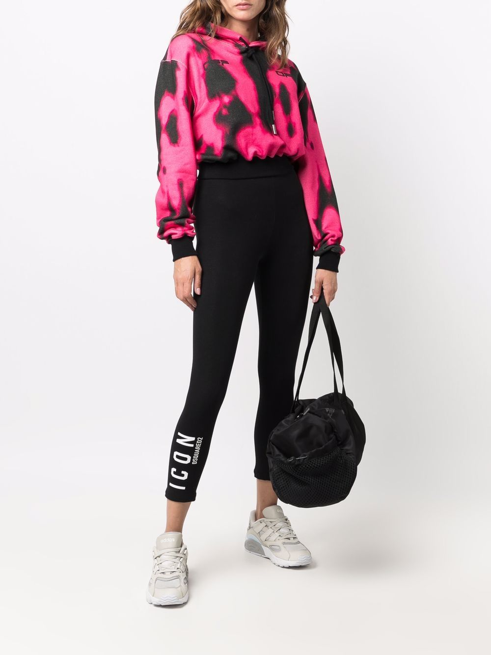 Dsquared2 Icon logo-print Cropped Leggings - Farfetch