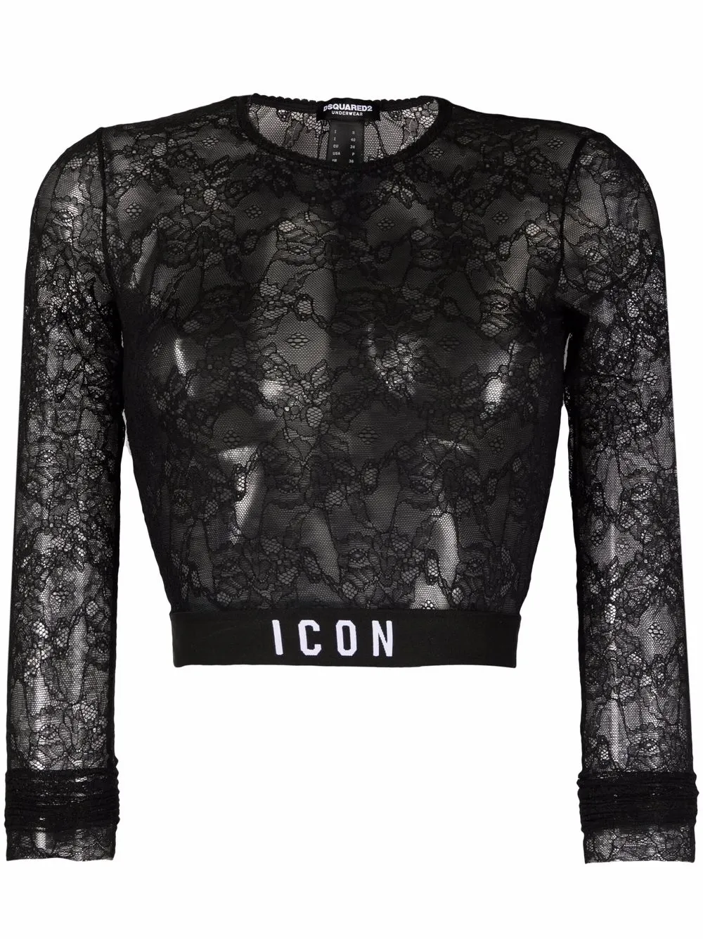 фото Dsquared2 кружевной топ icon