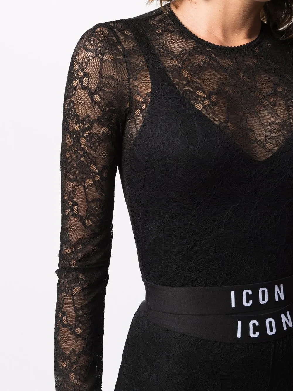 фото Dsquared2 кружевной топ icon
