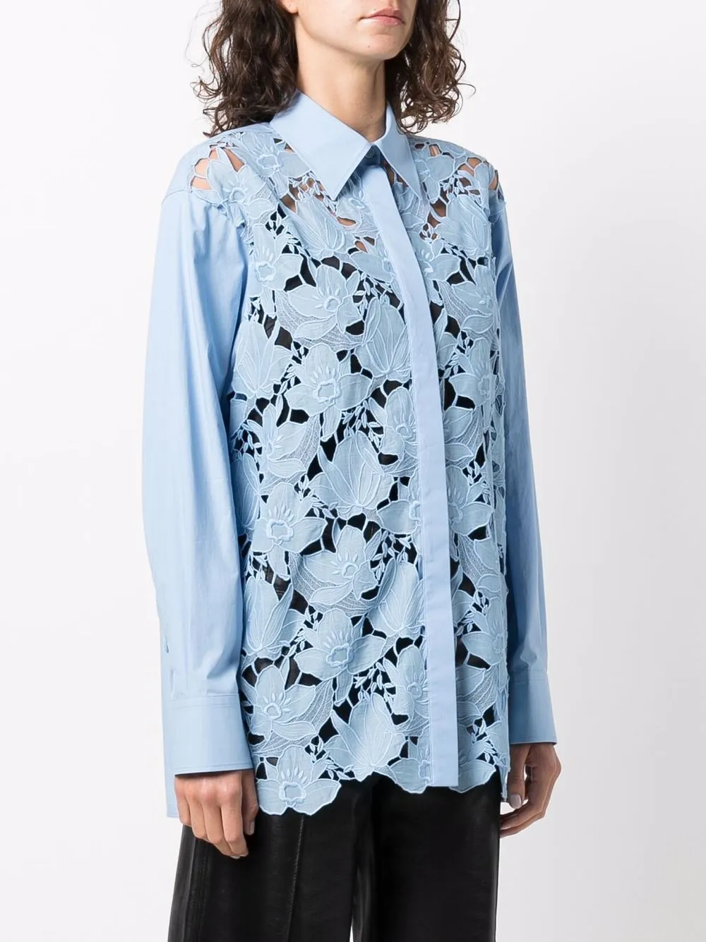 Valentino Garavani long-sleeve lace shirt | Tops | Image 3