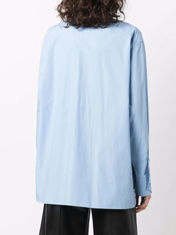 Valentino Garavani ヴァレンティノ レース シャツ | ブルー | FARFETCH JP