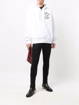alexander mcqueen black moletom com capuz