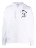 Alexander McQueen skull-print hoodie - White
