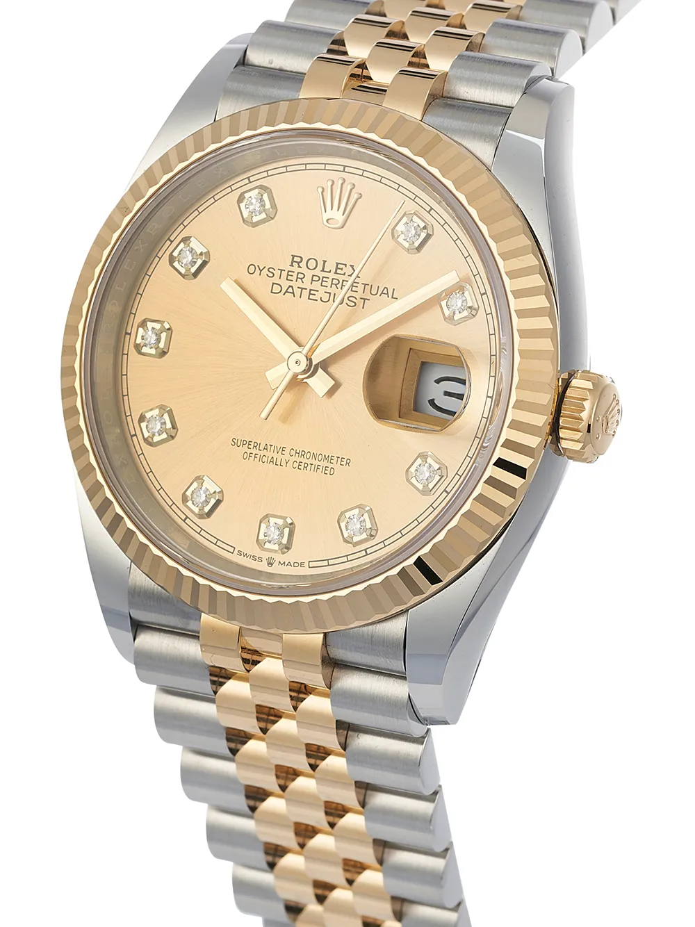 фото Rolex наручные часы datejust pre-owned 36 мм 2021-го года