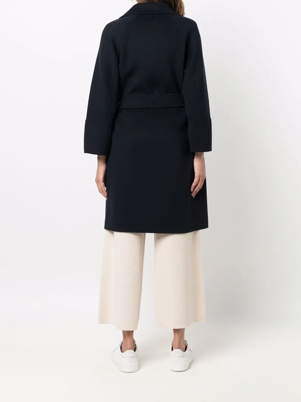 'S Max Mara Mantel met enkele rij knopen Blauw