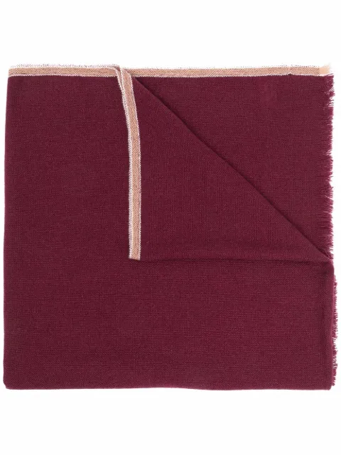 Brunello Cucinelli ribbed-knit cashmere scarf