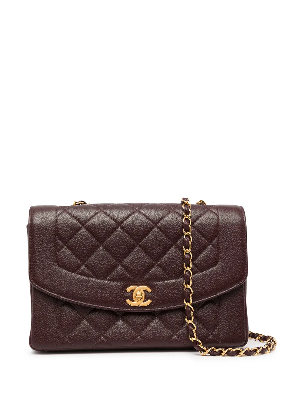 

Chanel Pre-Owned bolsa de hombro Diana mediana 1998 - Rojo