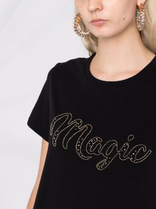 Magic studded-logo T-shirt展示图