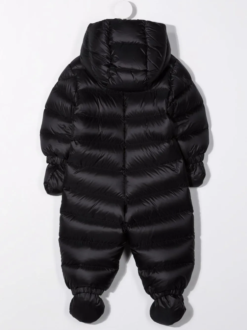 фото Moncler enfant дутый комбинезон kimete с капюшоном