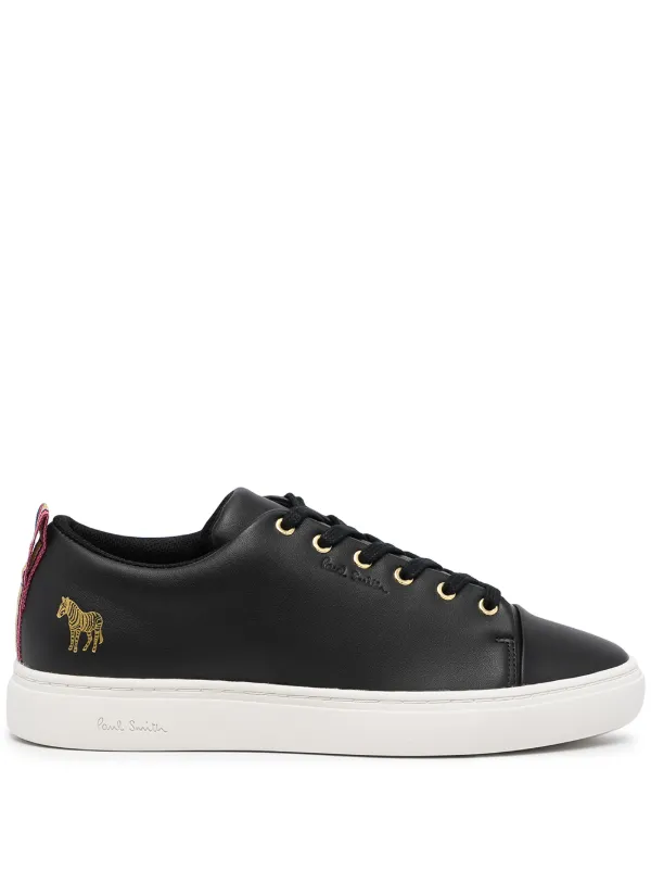 Paul Smith Zebra-patch Lace-up Sneakers in Black