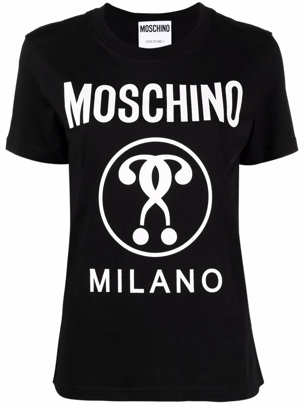 фото Moschino футболка с принтом double question mark