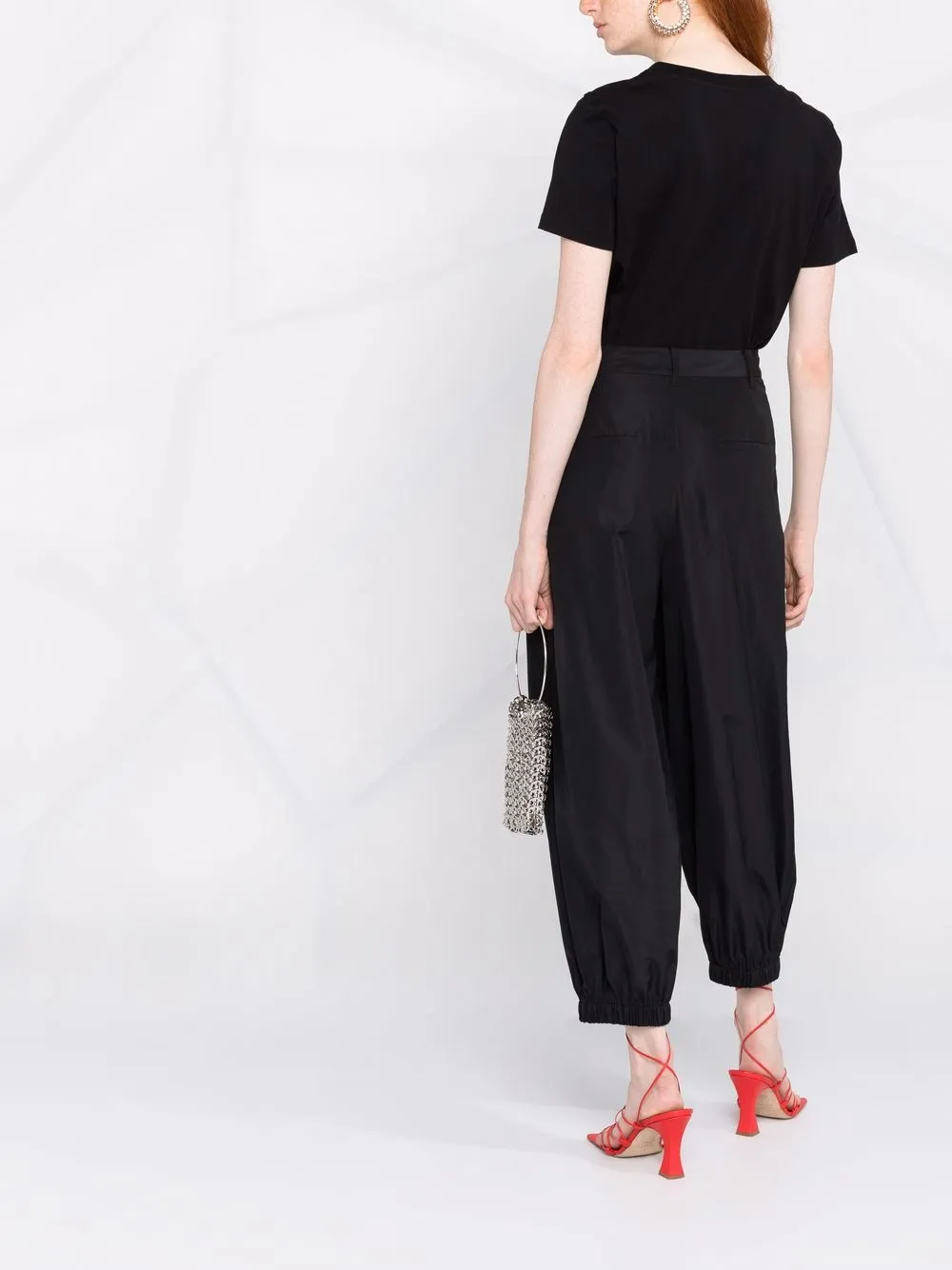 фото Moschino футболка с принтом double question mark